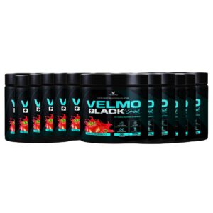 Velmo Black Drink Morango - 12 potes