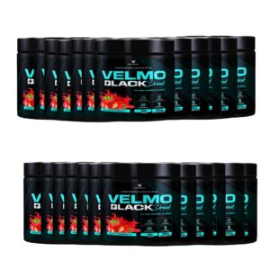 Velmo Black Drink Morango - 24 Potes