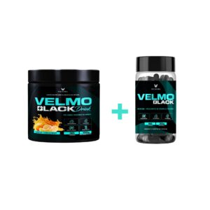 COMBO - ⁠1 Velmo Black Tangerina + 1 Velmo Black Caps