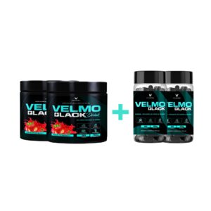 COMBO - ⁠2 Velmo Black Morango + 2 Velmo Black Caps
